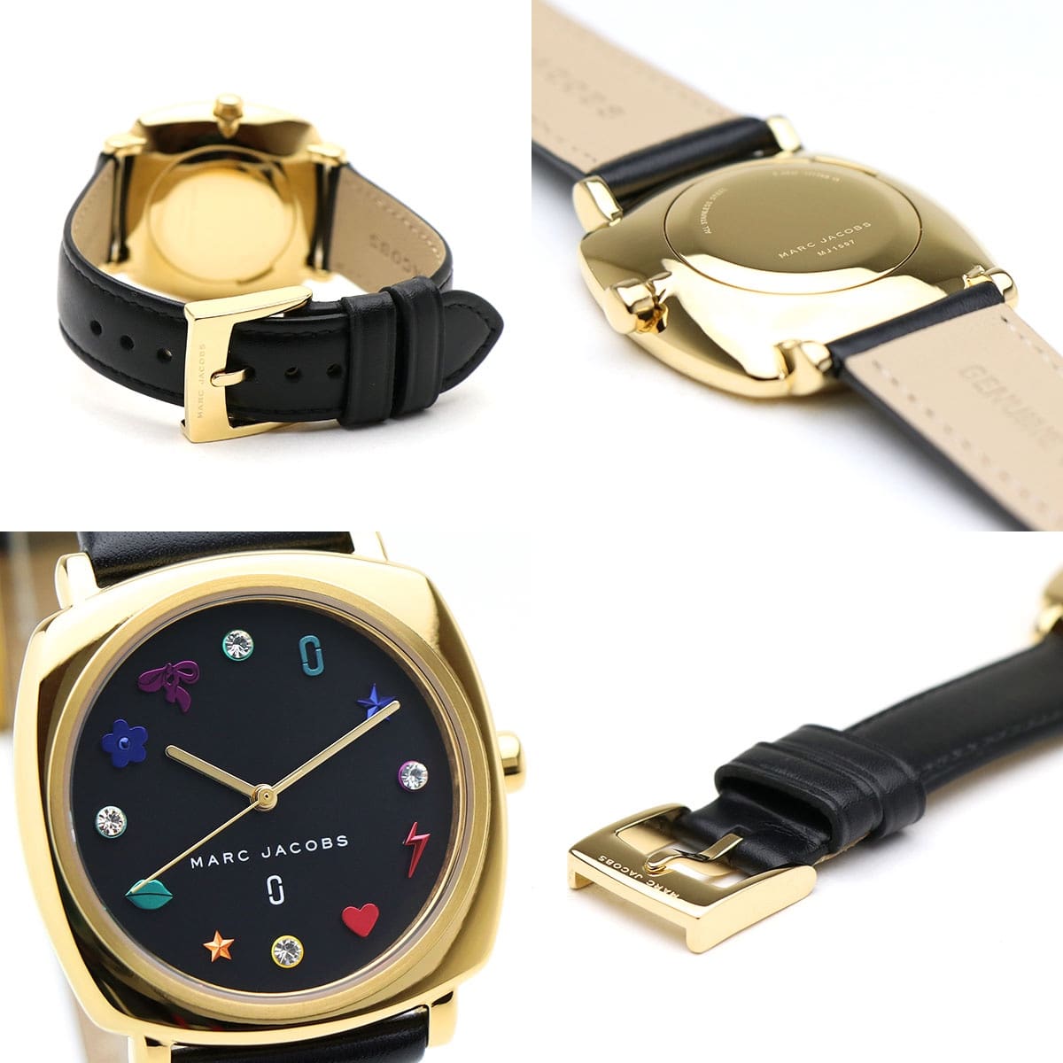 Hinh anh thuc Marc Jacobs Ladies Mandy Leather Watch MJ1597 voi nhung i con ms 095600